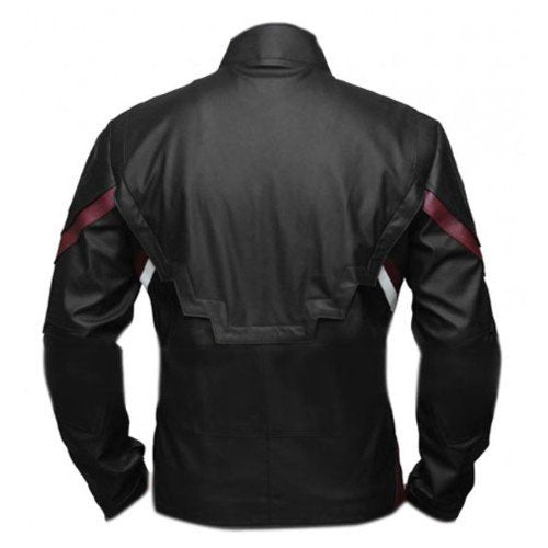 Captain America Civil War Genuine Real Leather Jacket Black