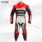 Chaz Davies Ducati Aruba It Motorcycle Leather Suit - Wiseleather