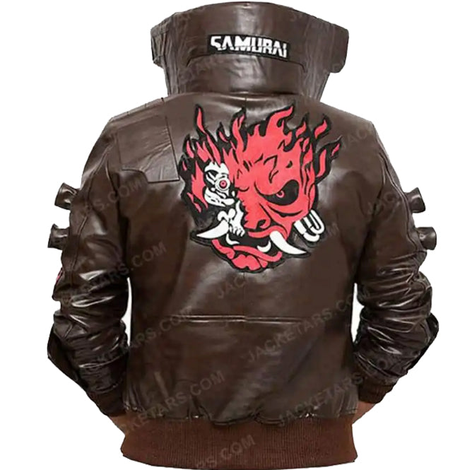 Cyberpunk 2077 Samurai Brown Jacket For Sale