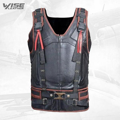 Dark Kinght Rises Tom Hardy Military Style Bane Vest - Wiseleather