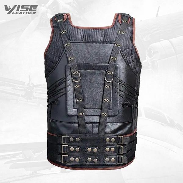 Dark Kinght Rises Tom Hardy Military Style Bane Vest - Wiseleather