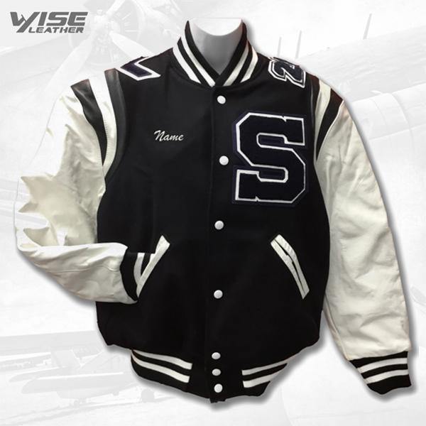 Stevenson High School White Varsity Jacket