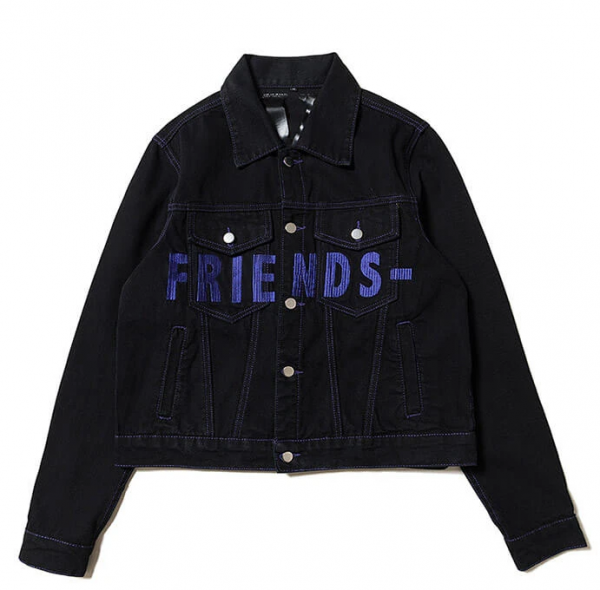 Friends VLONE Blue Denim Jacket