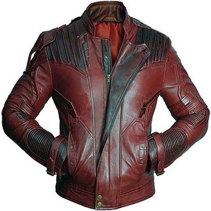 New Guardians Of The Galaxy 2 Star Lord Genuine Leather Jacket