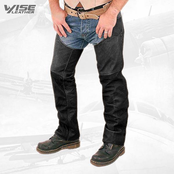 HUNKY-LINED LEATHER CHAP FOR MEN - Wiseleather