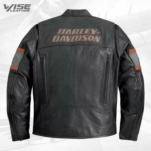 Harley Davidson Biker Genuine Leather Jacket - Wiseleather