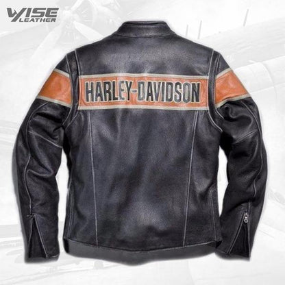 Harley Davidson Men’s Victory Lane Leather Jacket - Wiseleather
