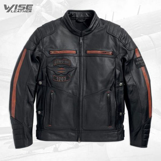 Harley-Davidson Exmoor Reflective Wing Leather Jacket