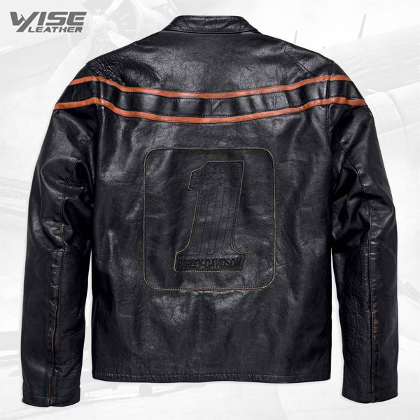 Harley Davidson Motorcycle Double Ton Slim Fit Leather Jacket - Wiseleather