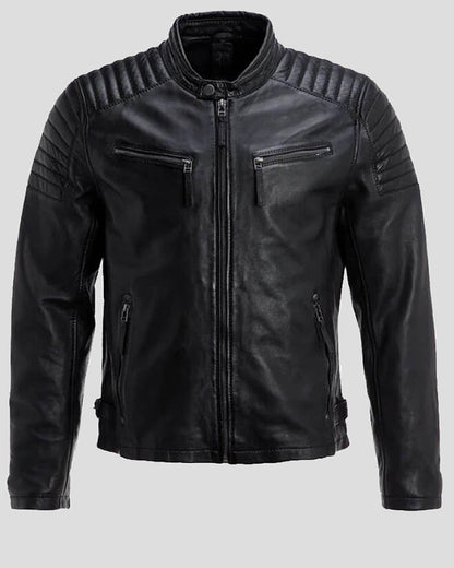 Lester Black Racer Leather Jacket