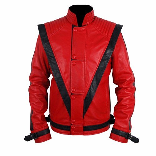 Michael Jackson Thriller Red Faux Leather Jacket