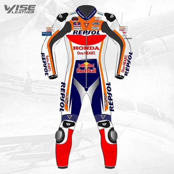 Marc Marquez Repsol Motorcycle Leather Suit 2020 - Wiseleather