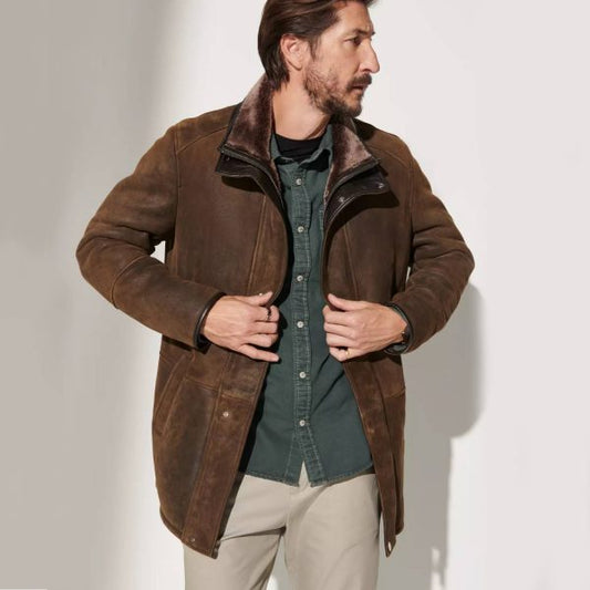 Men Sheepskin Coat