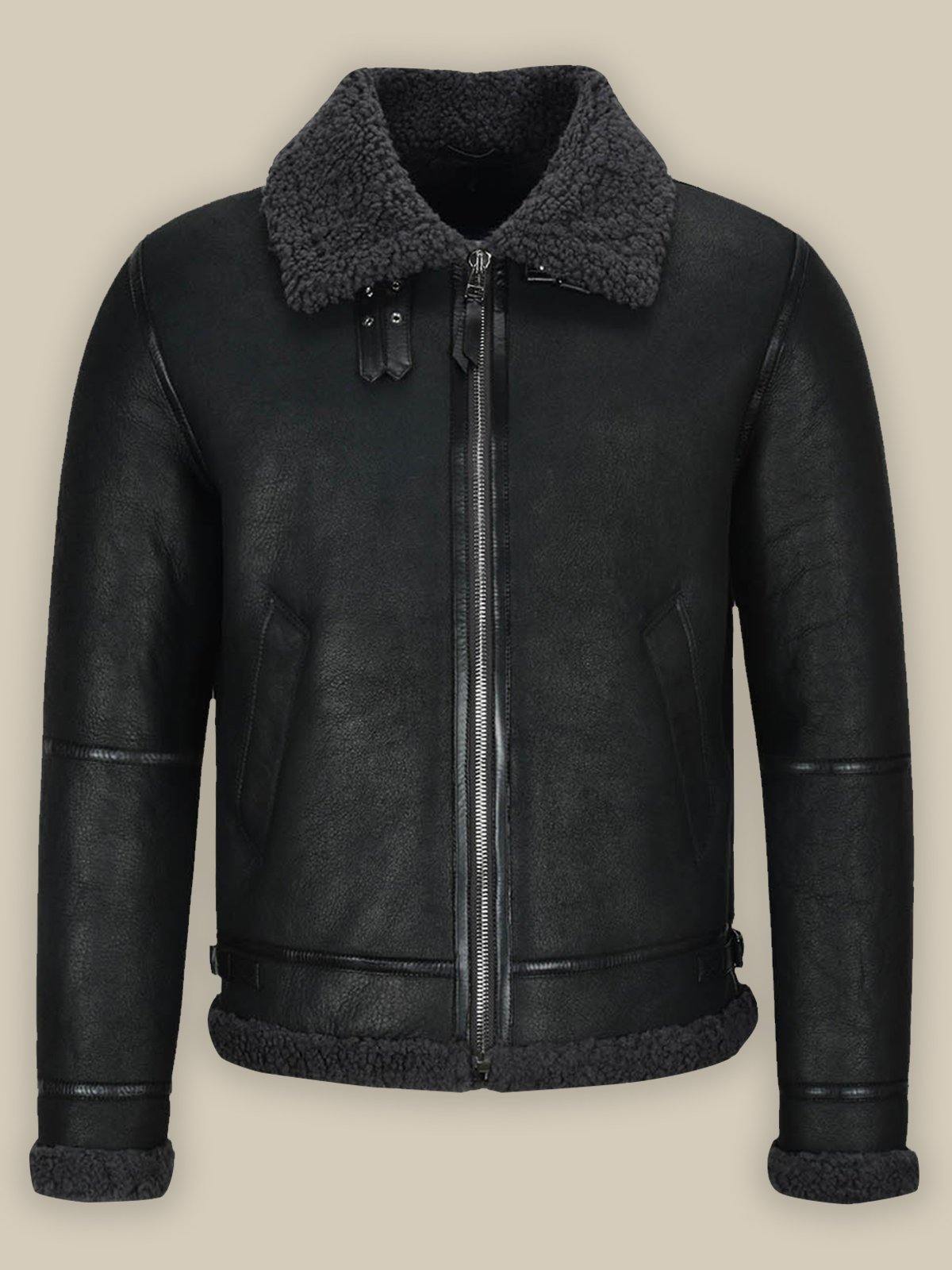 MEN’S B3 AIR FORCE SHEARLING JACKET - Wiseleather