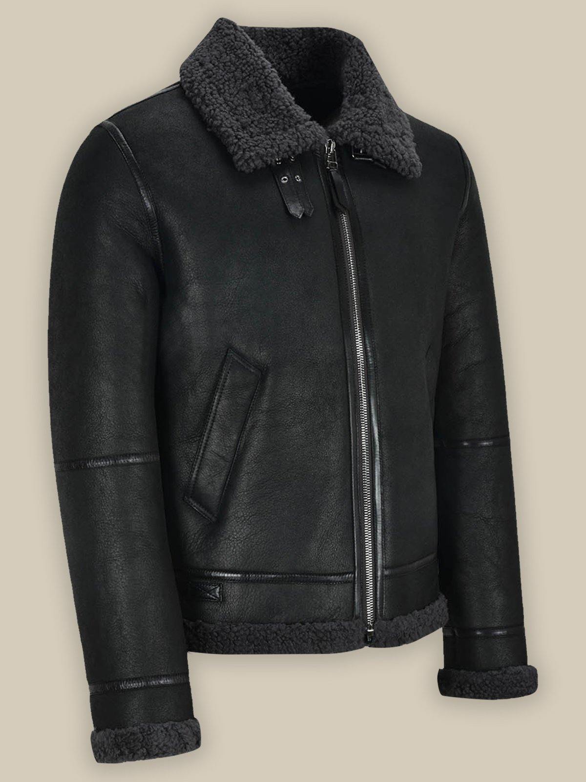 MEN’S B3 AIR FORCE SHEARLING JACKET - Wiseleather