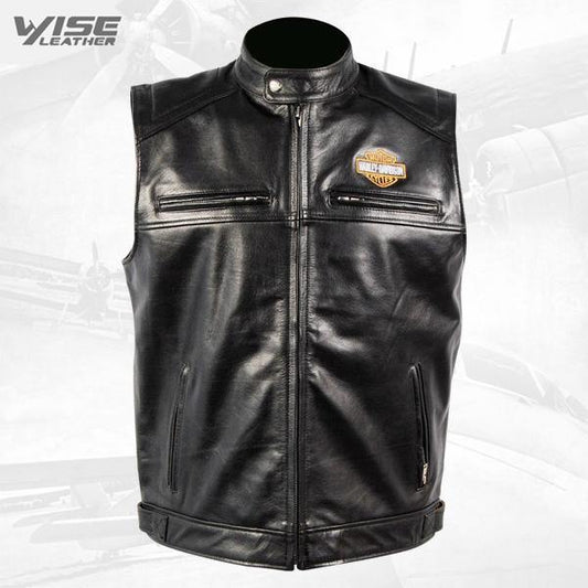 Vintage Harley-Davidson Men’s Leather Motorcycle Jacket