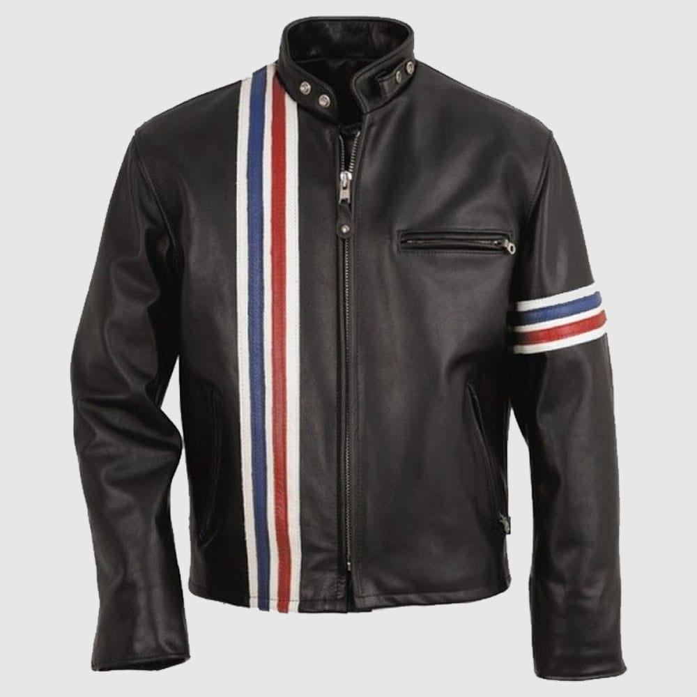 Mens Easy Rider Motorcycle Leather Jacket