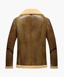 MENS FLIGHT SHORT LEATHER JACKET WITH FUR - Wiseleather