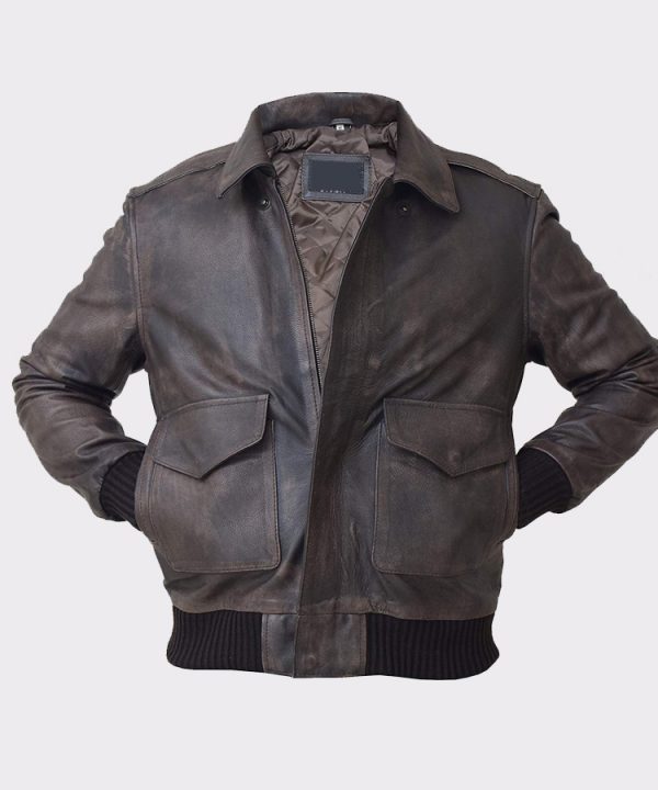 Military Leather Jacket