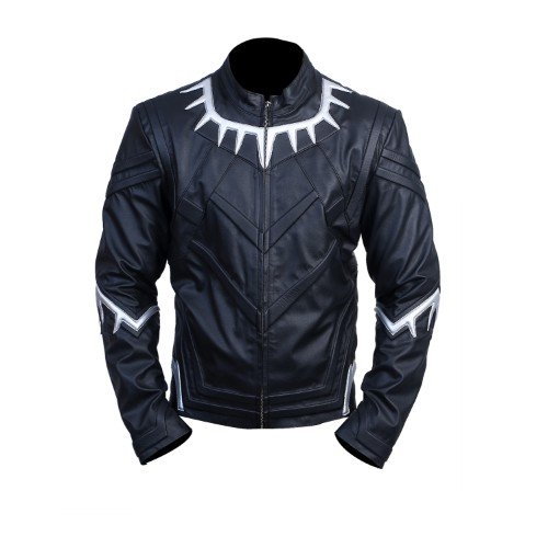 Avengers Infinity War Black Panther Faux Leather Jacket