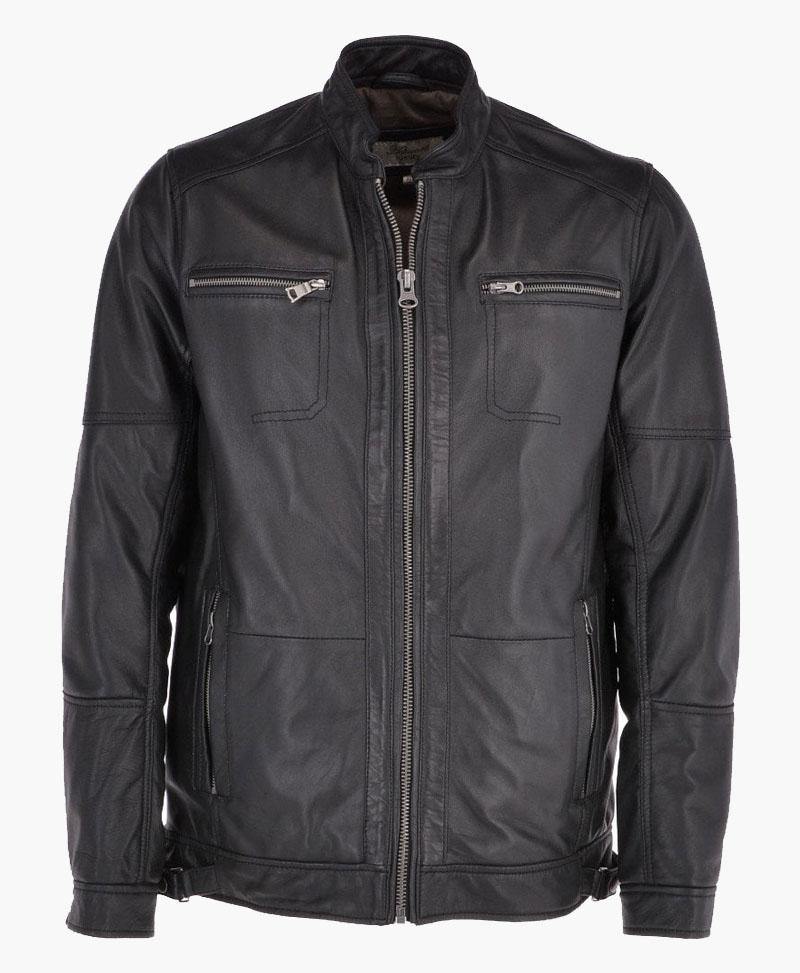 NEW MEN’S HIGH QUALITY LEATHER BIKER JACKET - Wiseleather