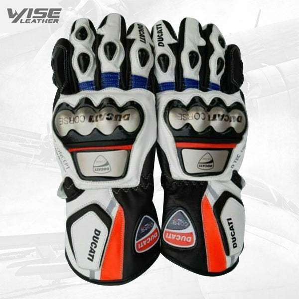New Motogp racing leather Gloves Motorbike Leather Gloves