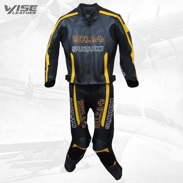RIZLA BLACK SPECIAL EDITION MOTORCYCLE LEATHER SUIT - Wiseleather