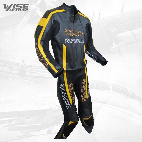 RIZLA BLACK SPECIAL EDITION MOTORCYCLE LEATHER SUIT - Wiseleather