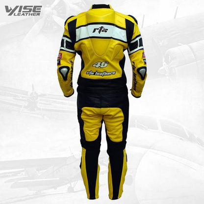 ROSSI WGP REPLICA LEATHER MOTORCYCLE SUIT - Wiseleather