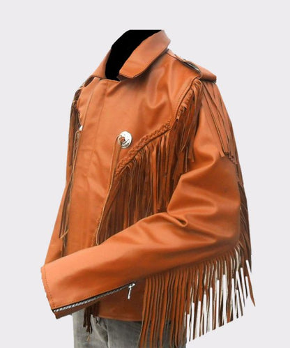 Real Leather Cowboy Jacket