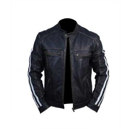 Resident Evil Leon Kennedy Genuine Real Leather Jacket