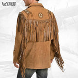 Scully Fringed Suede Leather Coat Tall - Wiseleather