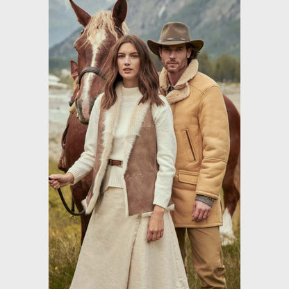 Shearling Sheepskin Rancher Coats USA