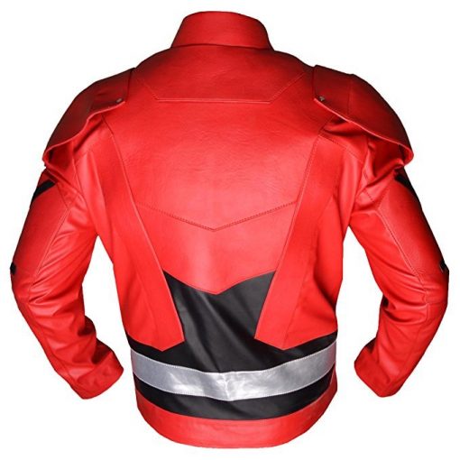 Justice League The Flash Red Faux Leather Jacket
