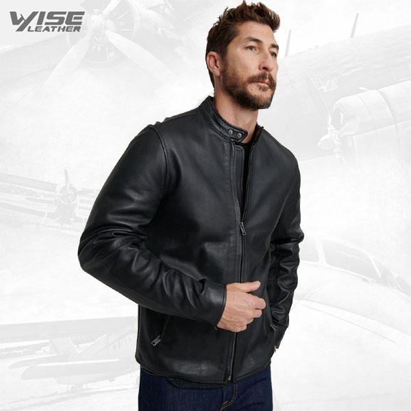 Trendy Black Jacket For Men - Wiseleather
