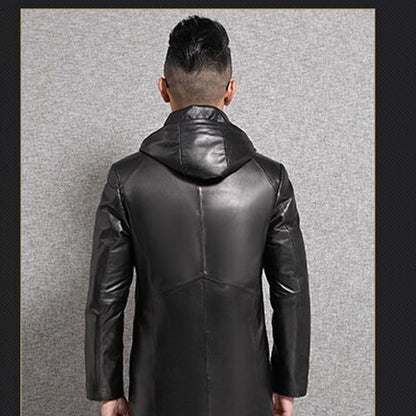 Shearling coat for men  shearling leather jacket orignal sheepskin coat