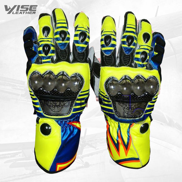 Valentino Rossi Motorbike Leather Gloves