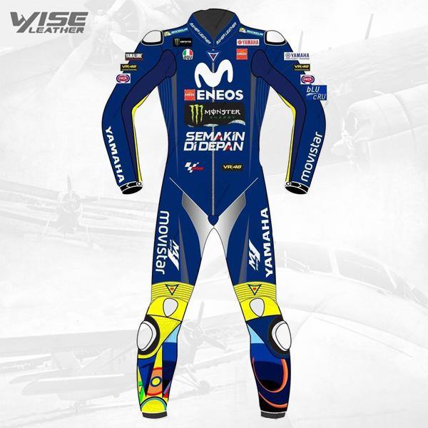 Valentino Rossi Motorcycle Leather Suit - Wiseleather