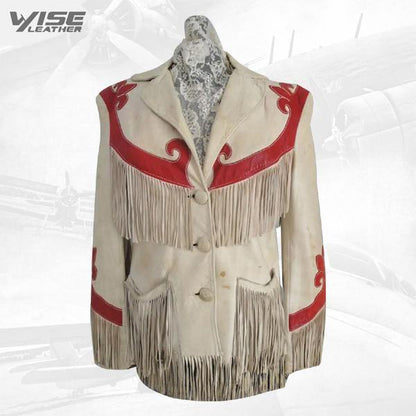 Vintage 1940s 1930s Western Leather Fringe Jacket - Wiseleather