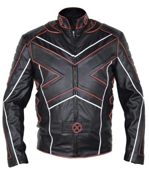 X-Men Logan Motorcycle Leather Jacket