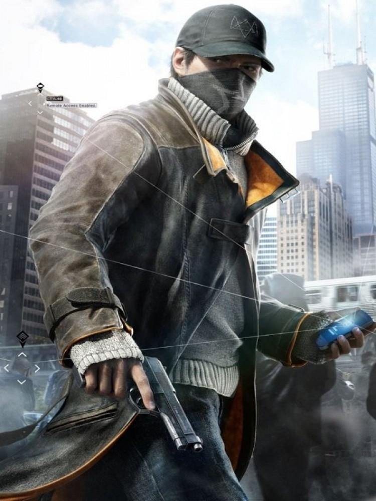 Aiden Pearce Watch Dogs Coat - Real Leather Trench Coat