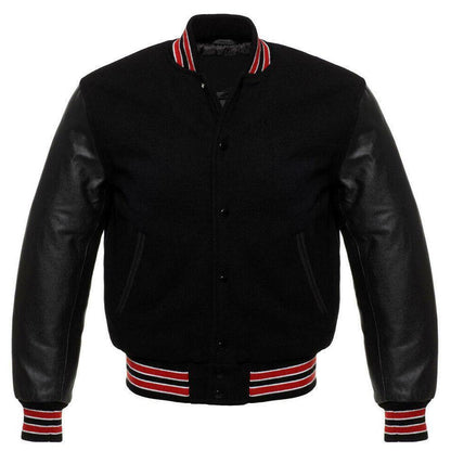 Black Letterman Jacket