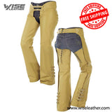 Buckles Legs Leather Cowboy Chaps
