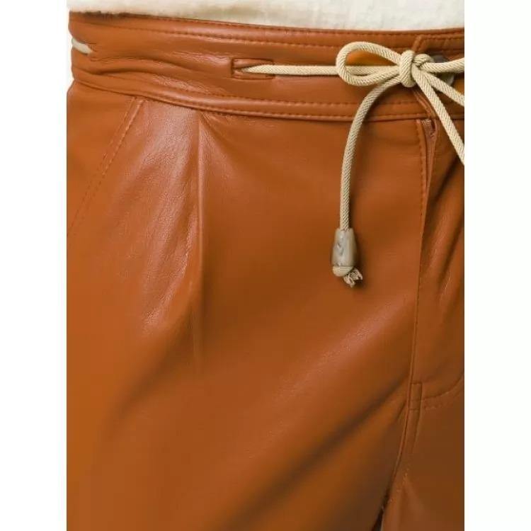 Ananke Doris Eco Leather Orange Pants • REDLOU ONLINE STORE
