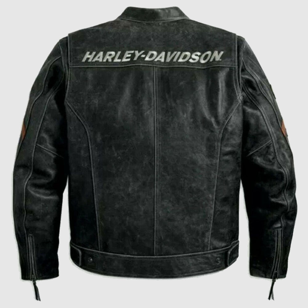 harley davidson leather jacket mens