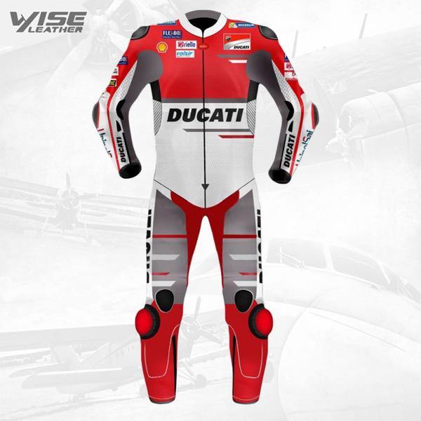 Jorge Lorenzo Team Ducati Motogp Motorcycle Leather Suit 2018 - Wiseleather