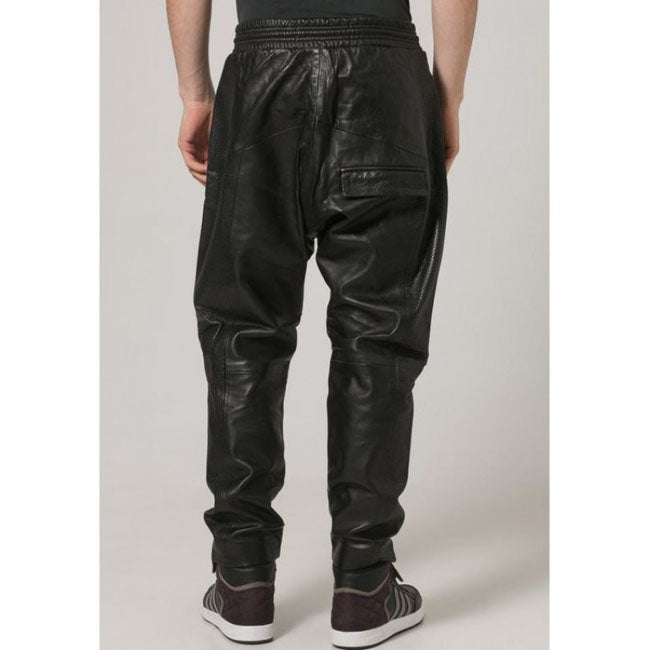 Leather Cargo Pants - Wiseleather