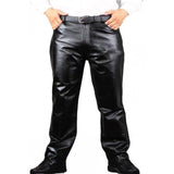 Disarming Pride Leather Dress Pants For Men - Wiseleather