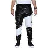 Adrenaline Stripe Leather Pants - Wiseleather