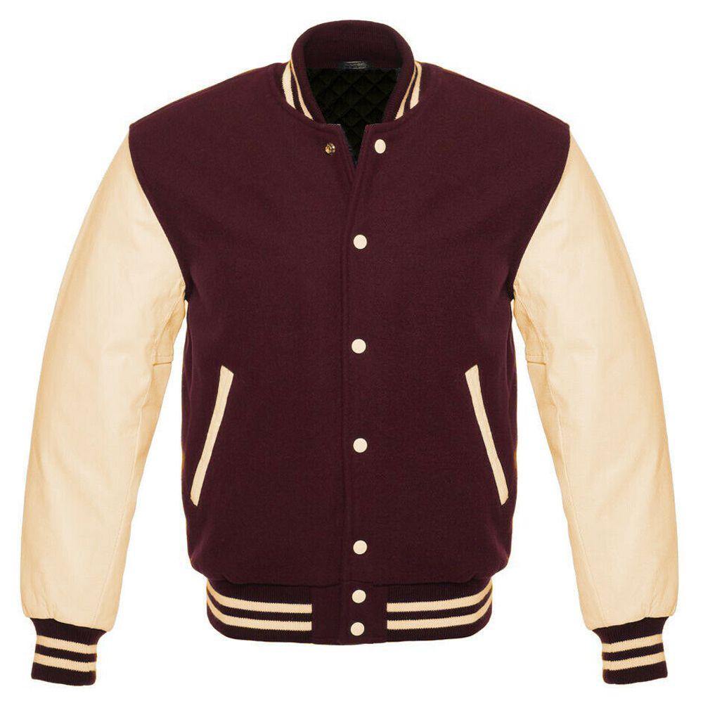 Maroon Varsity Jacket - Customizable Varsity Jacket